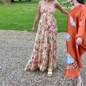 A.L.C Moira Dress in Peach. New